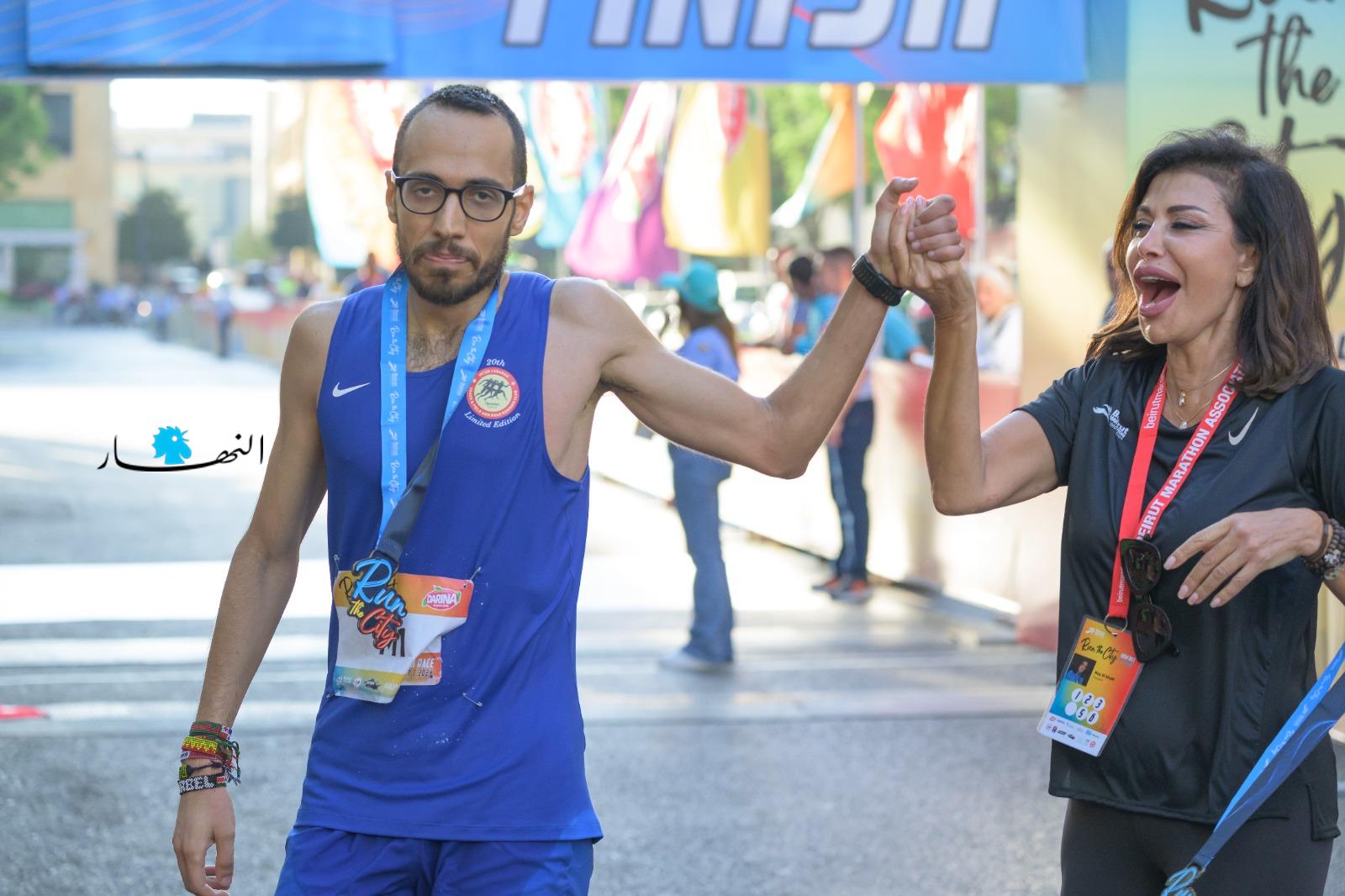 بالصور- بيروت تنبض بسباق الماراثون 10 كيلومتر 